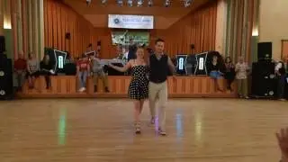 Virginia State Lindy Hop Competition 2016: Byron Willis and Jess Conway
