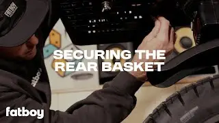Rear Crate Basket installation for Fatboy Bike