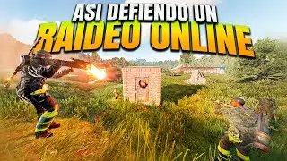 ASÍ se DEFIENDE un RAIDEO - RUST - Gameplay español