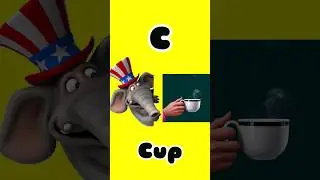 C for Cup | The Creative ABC SONG'S | A to Z Rhymes | ABCD Alphabet #kidssong #rhymes #abcd