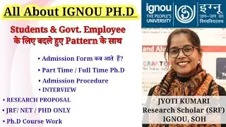 IGNOU  PhD Complete Information#ignou #phd #ignouuniversity #jrf #research #hindi #net #ugcnet #nta