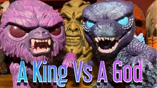 Funko Pop 10 inch Neon city Godzilla and King Kong!