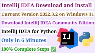 Intellij IDEA Download Windows 11 for Windows 11 || Intellij IDEA Download and Install for Python