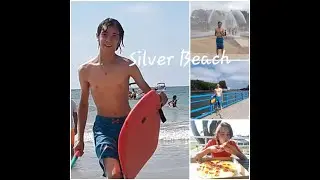 Fun at Silver Beach + Silver Beach Pizza + Whirlpool Compass Fountain! St. Joseph Michigan
