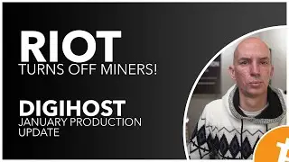 Riot Turns Off Miners! Digihost January Production Report. Bitcoin Profit Taking?