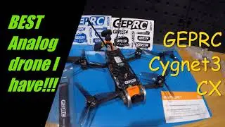 GEPRC Cygnet 3 CX 1080p HD Camera- Best Analog Drone Ever???