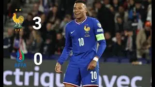France 3-0 Azerbaijan Highlights today| Mbappe scores.