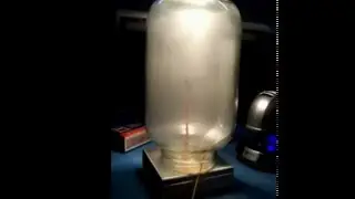 Negative ions removing smoke from jar over IG-133DG