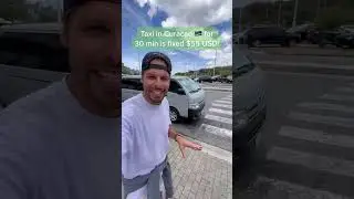Taxis in #korsou are not cheap! A taxi from #Curacao airport to Jan Thiel Beach is a fixed price of