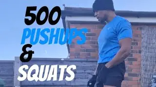 🔥 500-Rep Burpee & Squat Grinder | 5-Pump Pain, Pure Grit 🔥