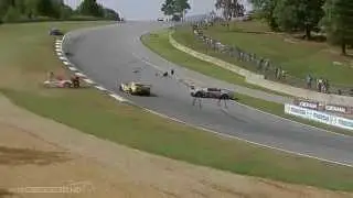 Petit Le Mans  2011 David Ducote David Murry schwerer Trainings Unfall