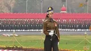 Captain Tanya Shergil parade adjutant at Army Day