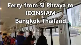 Chao Phraya River Crossing: Ferry from Si Phraya Pier to ICONSIAM Bangkok (Best Way to Arrive!)