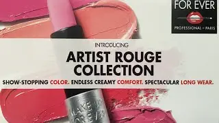 Make Up For Ever Artist Rouge Lipstick Swatches & Review