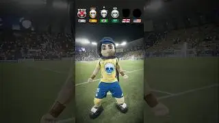 Barcelona VS Mallorca VS Atl&eacute;tico VS Al Nassr VS WBA VS Portland 💀👻 Epic Mascot Challenge