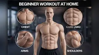 Day 1 | Beginner Full Body Workout at Home 💪 | No Gym | Bodyweight Only