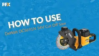 Как использовать отрезную пилу DeWalt DCS691X2 | Полотно 230 м | Отрезная пила | Инструменты DeWalt