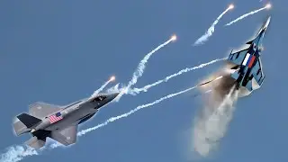60 Seconds Ago! For the First Time, American F-16s and Russian SU-57s Clash in the Air: See What Hap