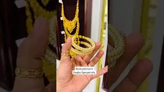 beautiful pearl bangles designs and jewellery collections start from 5 grams