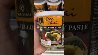 YELLOW CURRY PASTE #shorts #thai