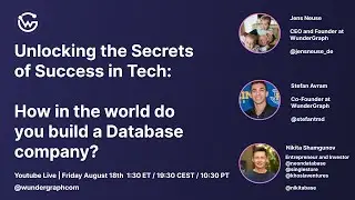 How in the world do you build a Database company?