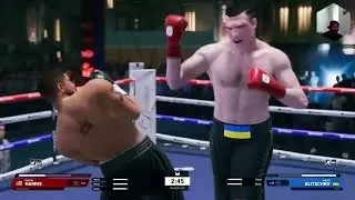 Undisputed - Heavyweight career Mode vs Vitali 