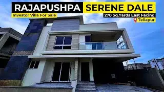 Rajapushpa Serene Dale ☎️ 9701450805 | 4 & 5 BHK Luxury Triplex Villas in Tellapur 🌿🏡 