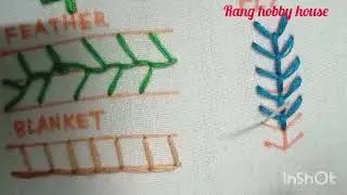 Embroidery Day 15, Fly stitch