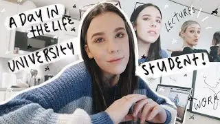 a REALISTIC day in the life of a UNIVERSITY student 🦋