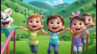 Toy Parallel Bars Go Flip Flip Flip | Fun Nursery Rhyme | Baby Music