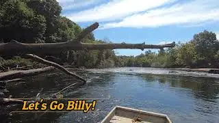 RUNNING THE RAPIDS, ROANOKE RIVER, WELDON BOAT RAMP. WELDON, NORTH CAROLINA.