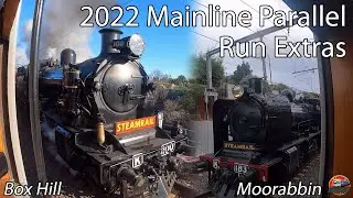 Steam and Tait Parallel Runs | 2022 Steamrail Main Line Parallel Run Extras