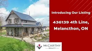 FOR SALE - 436139 4th Line, Melancthon, ON