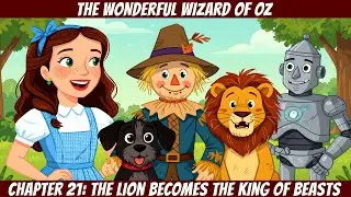 The Wonderful Wizard Of Oz: Chapter 21 - The Lion Becomes the King of Beasts | Calming Sleep Story