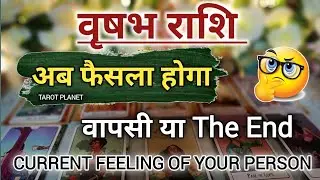 वृषभ राशि  ♉Taurus Rashi Your Person Current Feelings For You Tarot Reading #tarotplanet #tarot