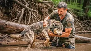 Single Dad Discovered Dog Trapped Under Fallen Log &mdash; What He Did Will Leave You in Tears
