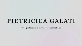 #PW41.  pietricica-materiale-constructii.ro - Website Presentation