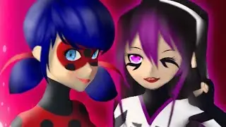Ladybug and Violet Mist meet! (Miraculous Ladybug AU Speededit) on ibisPaint X