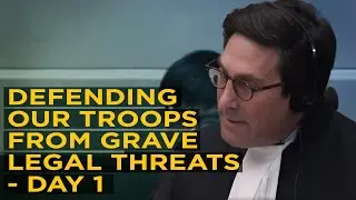 Jay Sekulow Defends Interests of U.S. Troops From Grave International Legal Threats at ICC - Day 1
