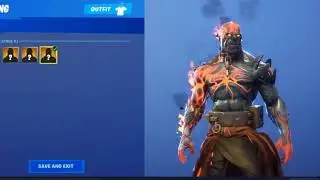 All 4 Stages Snowfall skin (The Prisoner) Fortnite Battle Royal