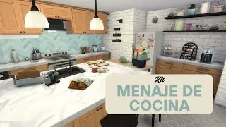 NUEVA DECORACI&Oacute;N DE COCINA - Kit Menaje de Cocina - Sims 4
