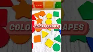Color Sorting & Shapes | Educational Activities for Kids #shorts