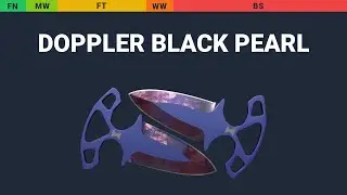Shadow Daggers Doppler Black Pearl - Skin Float And Wear Preview