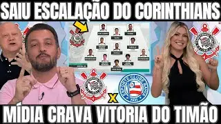 SAIU ESCALAÇÃO DO CORINTHIANS X BAHIA HOJE PELO CAMPEONATO BRASILEIRO MEMPHIS DEPAY DE VOLTA