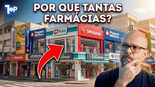Por que tem MAIS FARM&Aacute;CIAS do que escolas no Brasil?