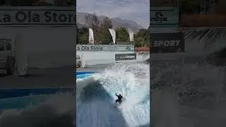 La Ola Mall Sport Santiago, Chile FlowRider Barrel Practice Wednesday World Championship DJI Air 3