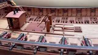 Le Requin part 2: deck and cannons #lerequin  #scalemodel  #shipmodel  #shicheng