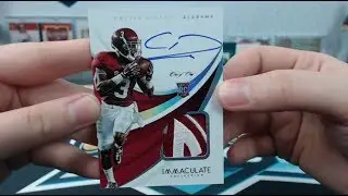 NSCC 2018 Panini Immaculate Collection Collegiate Football 5 Box Case Break #1