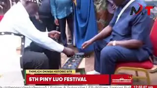 WATCH PRESIDENT RUTO AND OBURU ODINGA PLAYING A GAME IN THIMLICH OHINGA