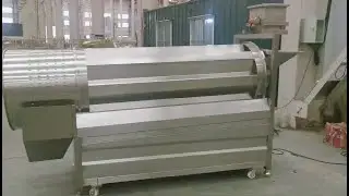 with liquid oil spraying system new continuous drum type snack seasoning flavouring machine